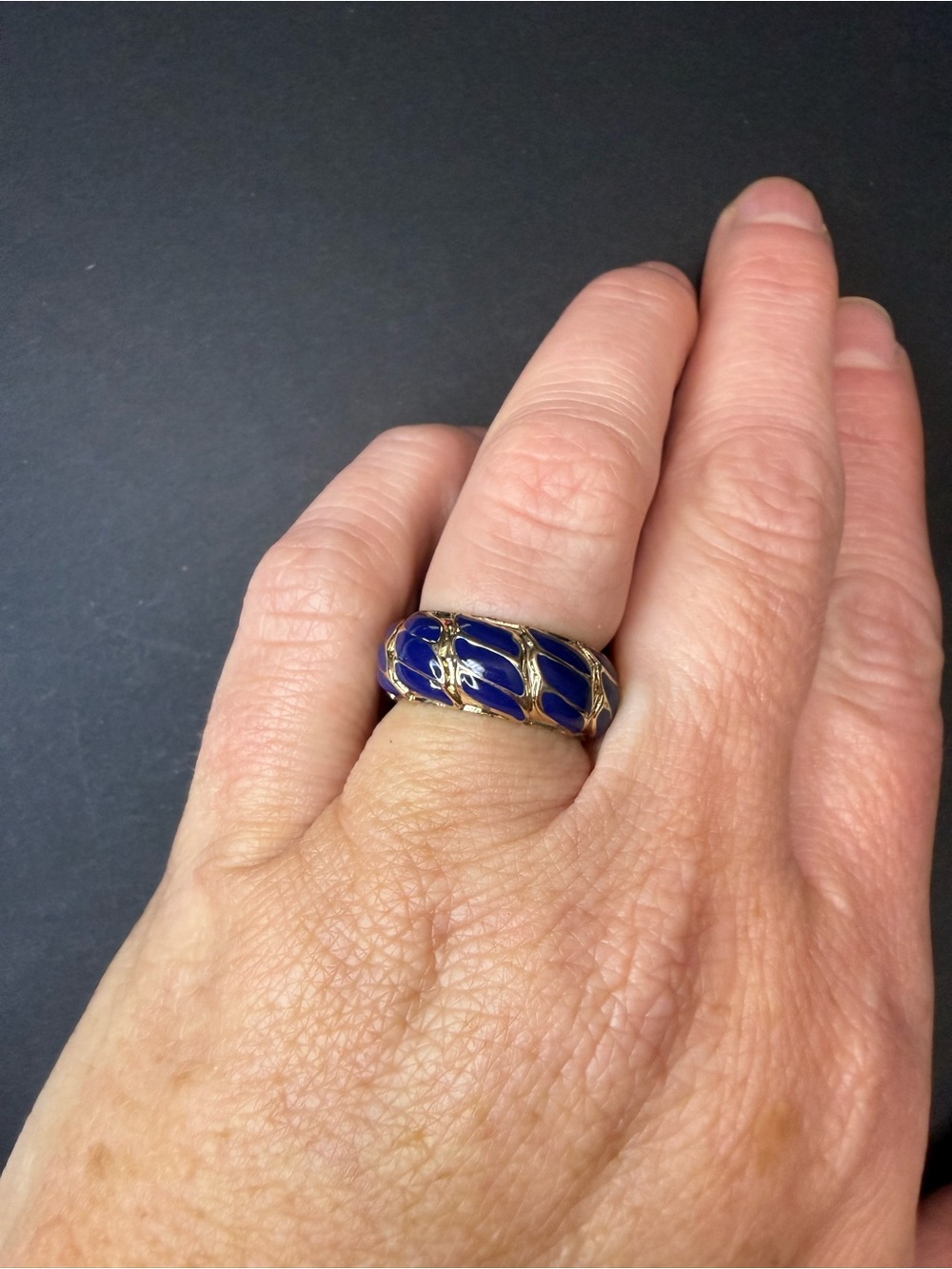 Lapis and Gold Ring